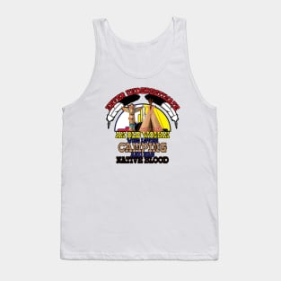 Never Underestimate An Old Woman Who Loves Camping And Has Native Blood Tank Top
